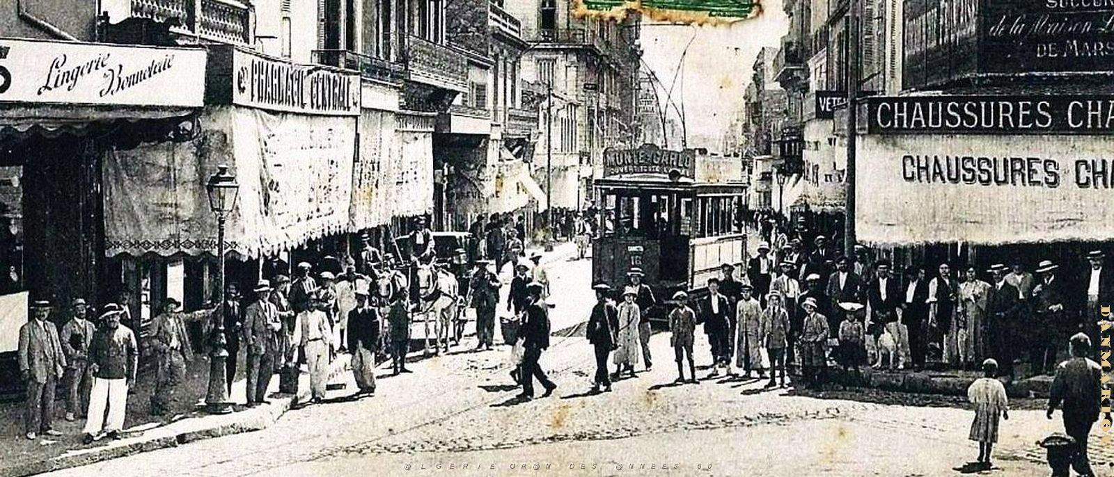 2610- Oran - Rue d'Arzew - Carrefour Boulevard Seguin2 - 1916.jpg